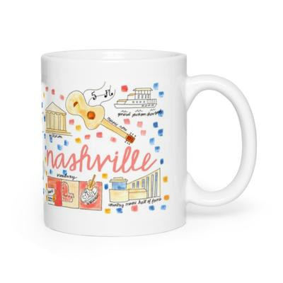 Evelyn Henson Map Mug - Nashville | Dress & Dwell