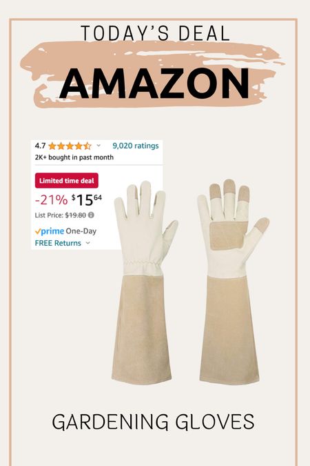 Long gardening gloves on sale at Amazon! 

#LTKSaleAlert #LTKFindsUnder50