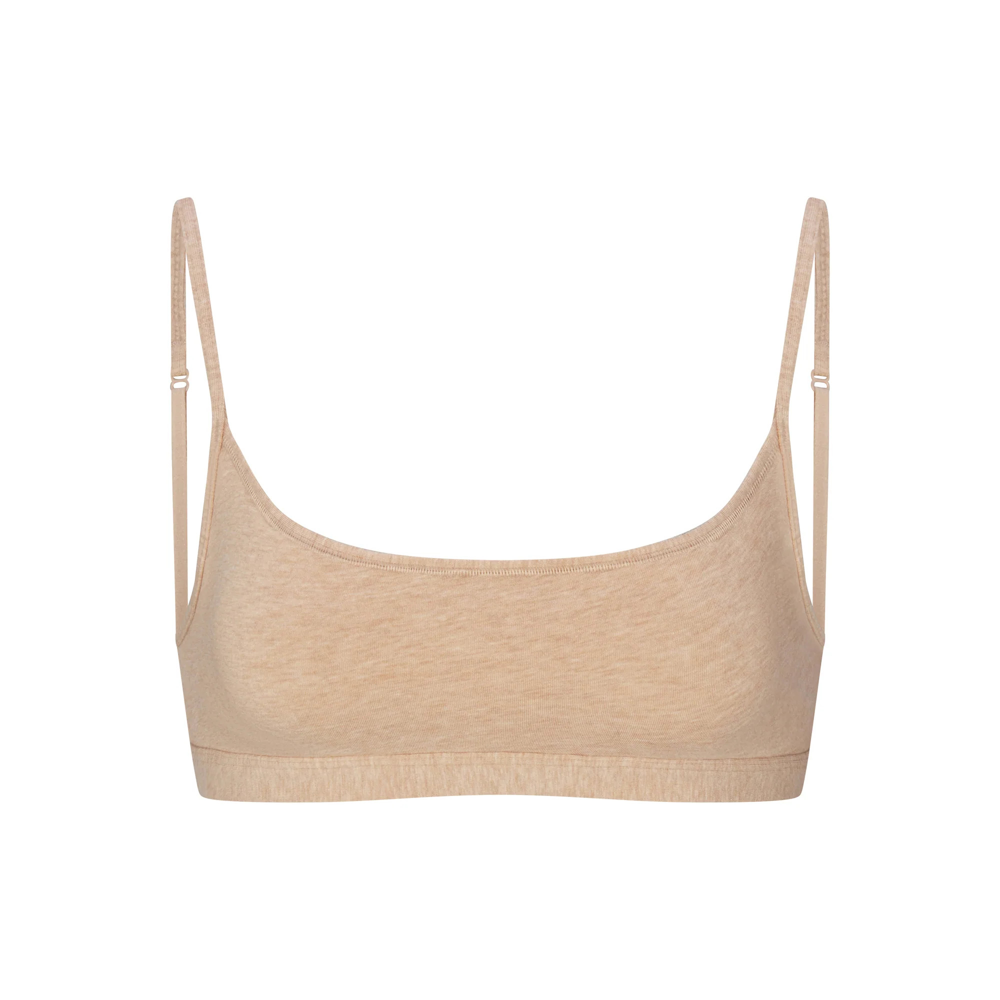 EVERYDAY COTTON SCOOP BRALETTE | CLAY HEATHER | SKIMS | SKIMS (US)