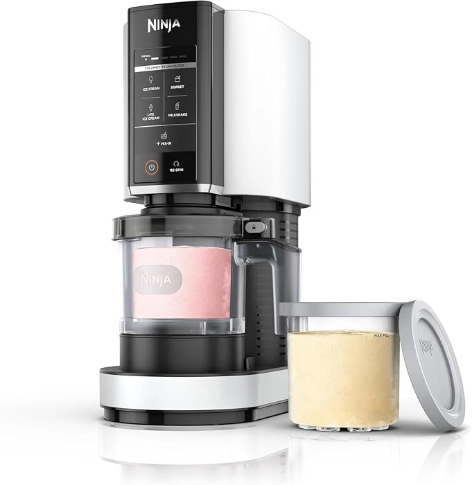 Ninja CREAMi Ice Cream Maker, 5 One-Touch Programs, Includes (2) 16oz Pints with Lids, Transform ... | Amazon (US)