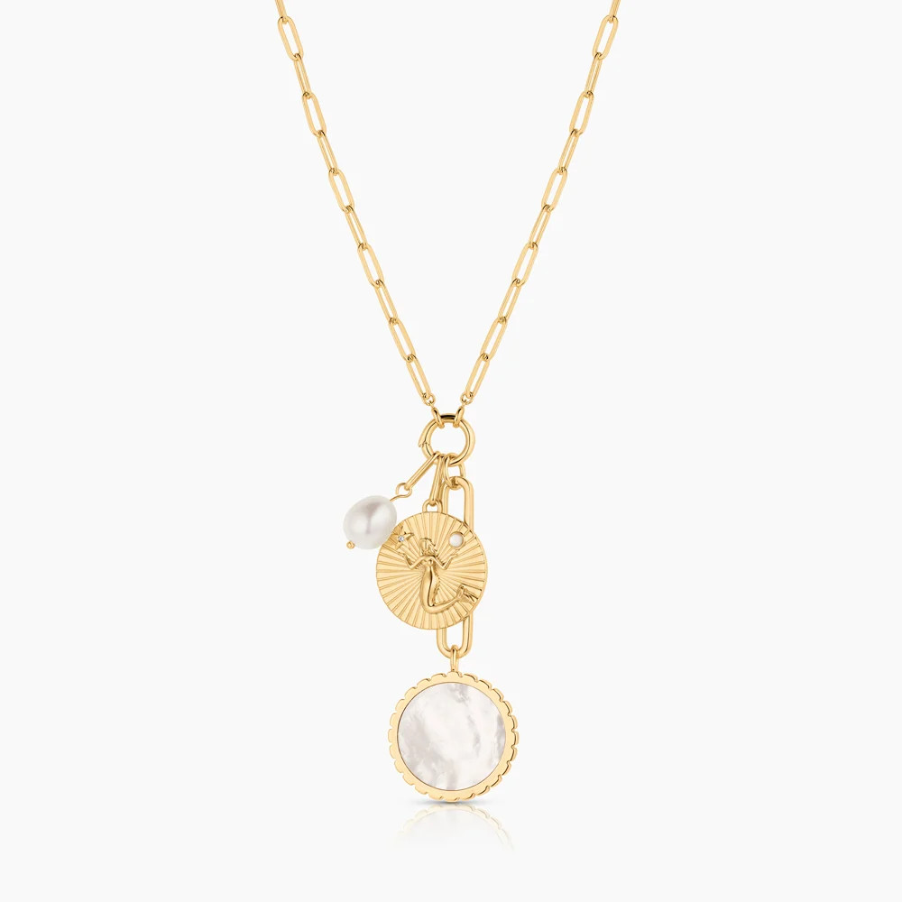 Paradiso Mermaid Mother Of Pearl Necklace | Thatch