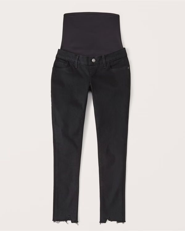 Maternity High Rise Super Skinny Ankle Jeans | Abercrombie & Fitch (US)
