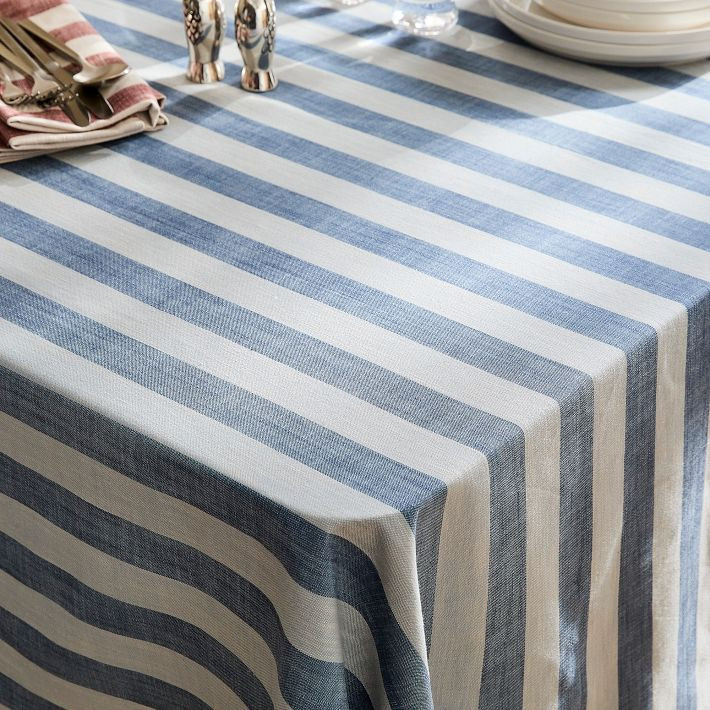 Cabana Stripe Tablecloth | West Elm (US)