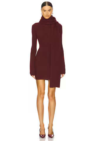 LOBA Soleil Scarf Dress in Burgundy from Revolve.com | Revolve Clothing (Global)
