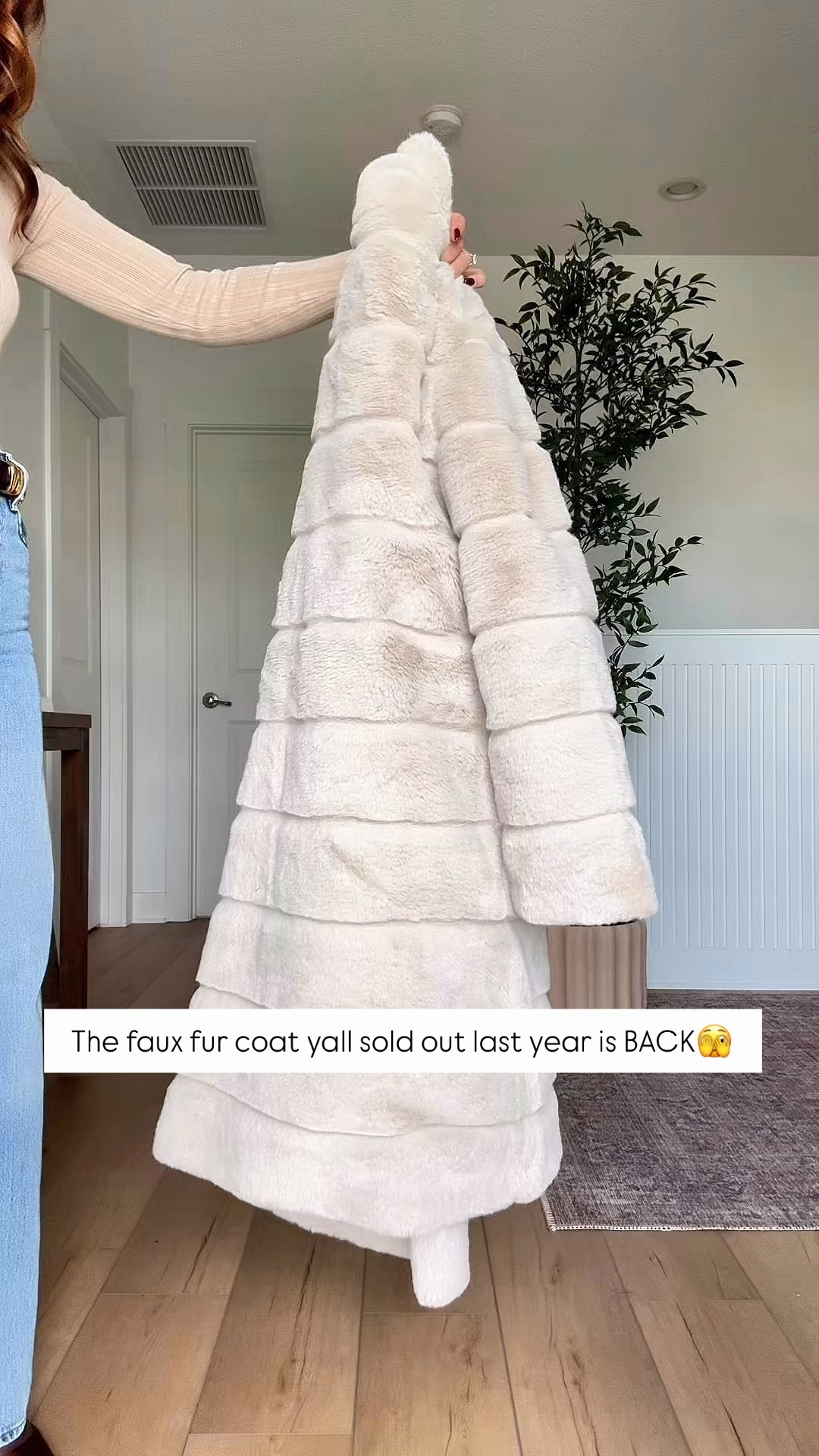 Thousands of you are NOT returning these items! Our favorite faux fur coat is back, wearing XS. Fall outfit. Holiday party outfit. Christmas party outfit. Fall style. Levi Ribcage wide leg jeans in 24.

#LTKootd #LTKTravel #LTKBeauty #LTKgrwm #LTKSeasonal