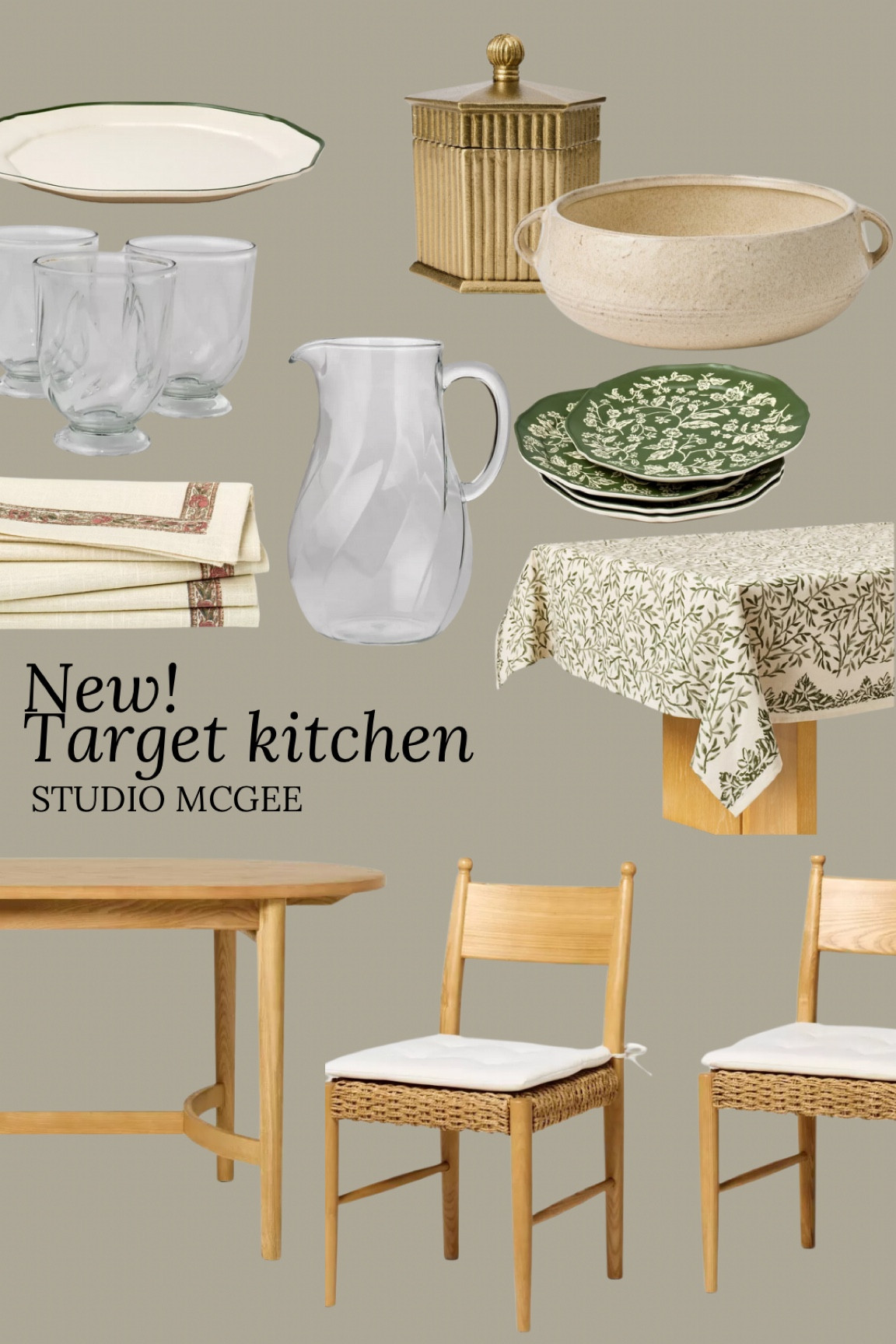 New Studio, McGee kitchen, dining chair, dining table, table, linens, tablecloth, picture, drinkware, decorative bowl, decorative canister, vintage style, dining chair, love this oval dining table

#LTKSaleAlert #LTKHome #LTKStyleTip