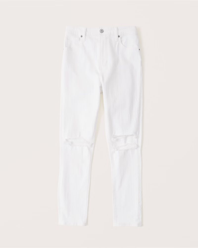 Women's High Rise Super Skinny Ankle Jeans | Women's Bottoms | Abercrombie.com | Abercrombie & Fitch (US)