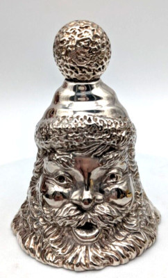 Reed & Barton Silverplate Santa Claus Dinner Bell Italy | eBay US