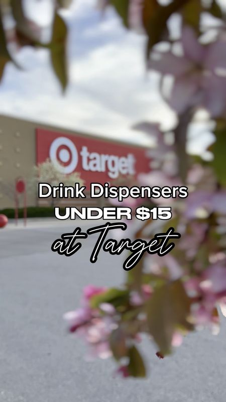 Drink dispensers under $15 at Target! 

#LTKSeasonal #LTKhome #LTKstyletip