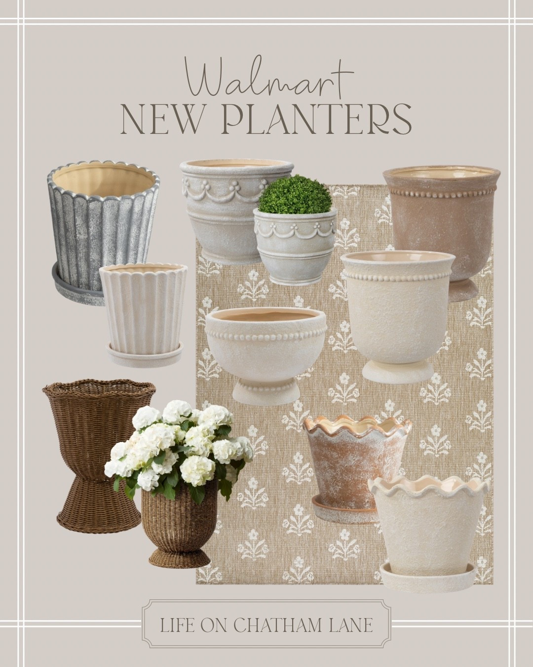 NEW AT WALMART!  These gorgeous new planters come in multiple sizes and colors. Love the Mediterranean vibes!  Can’t wait to add them to my porch! 

#LTKHome #LTKFindsUnder50 #LTKSeasonal