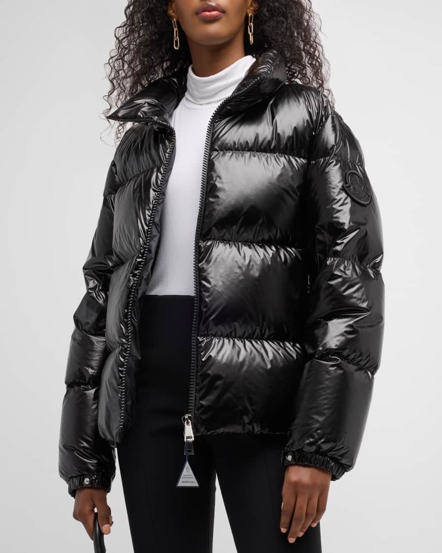 Meuse Metallic Puffer Jacket | Neiman Marcus