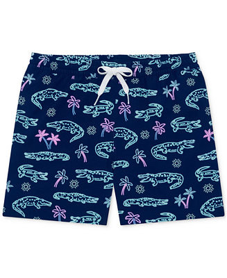 Big Boys The Neon Glades Classic Swim Trunks | Macy's