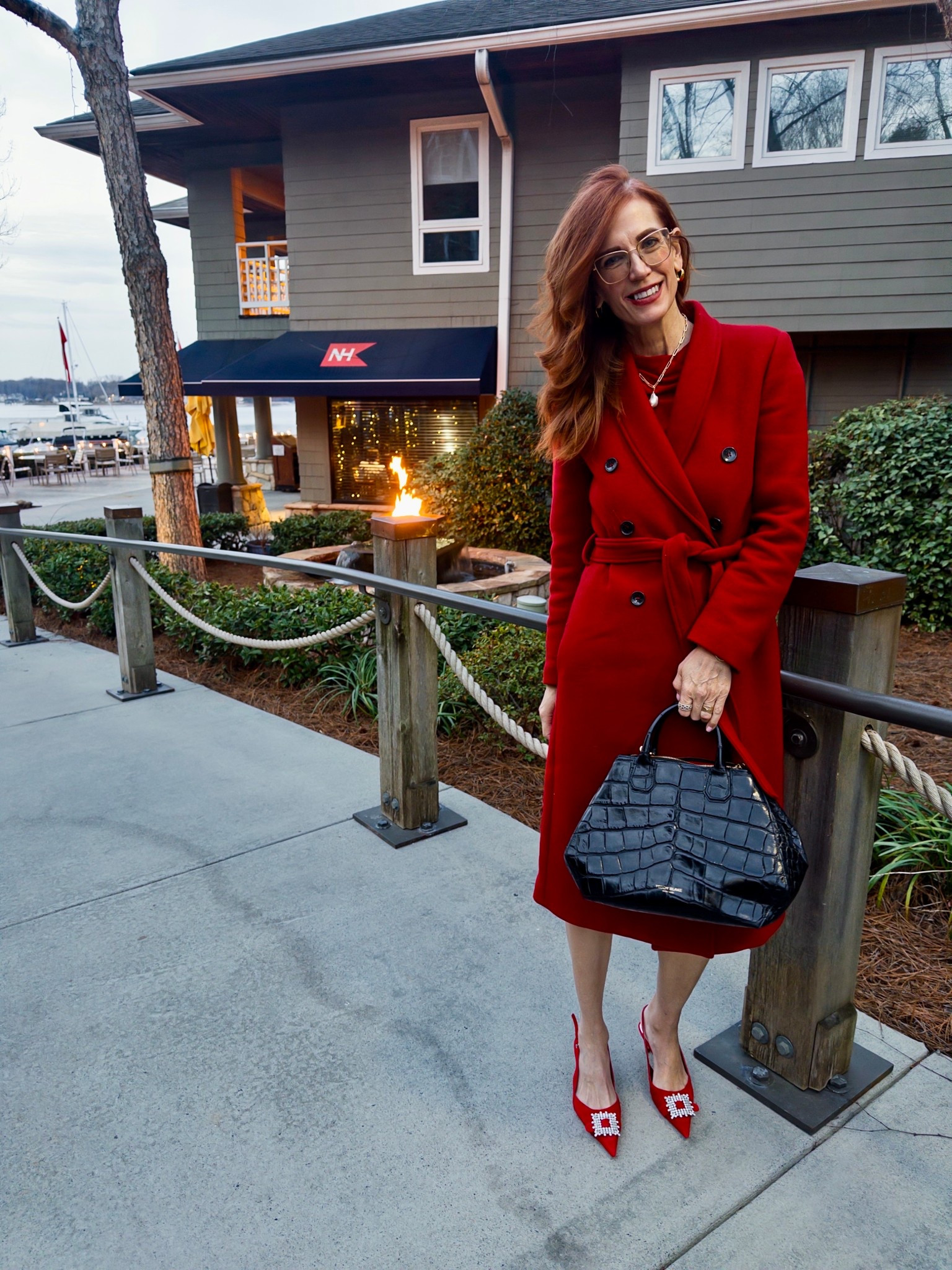 Red coat is a 4 and a few years old. I’ll find similar ones for you. Nothing like a red coat to make a statement on those dreary cold days. #fashion #style #wintercoat #february

#LTKOver40 #LTKSeasonal #LTKdayinmylife