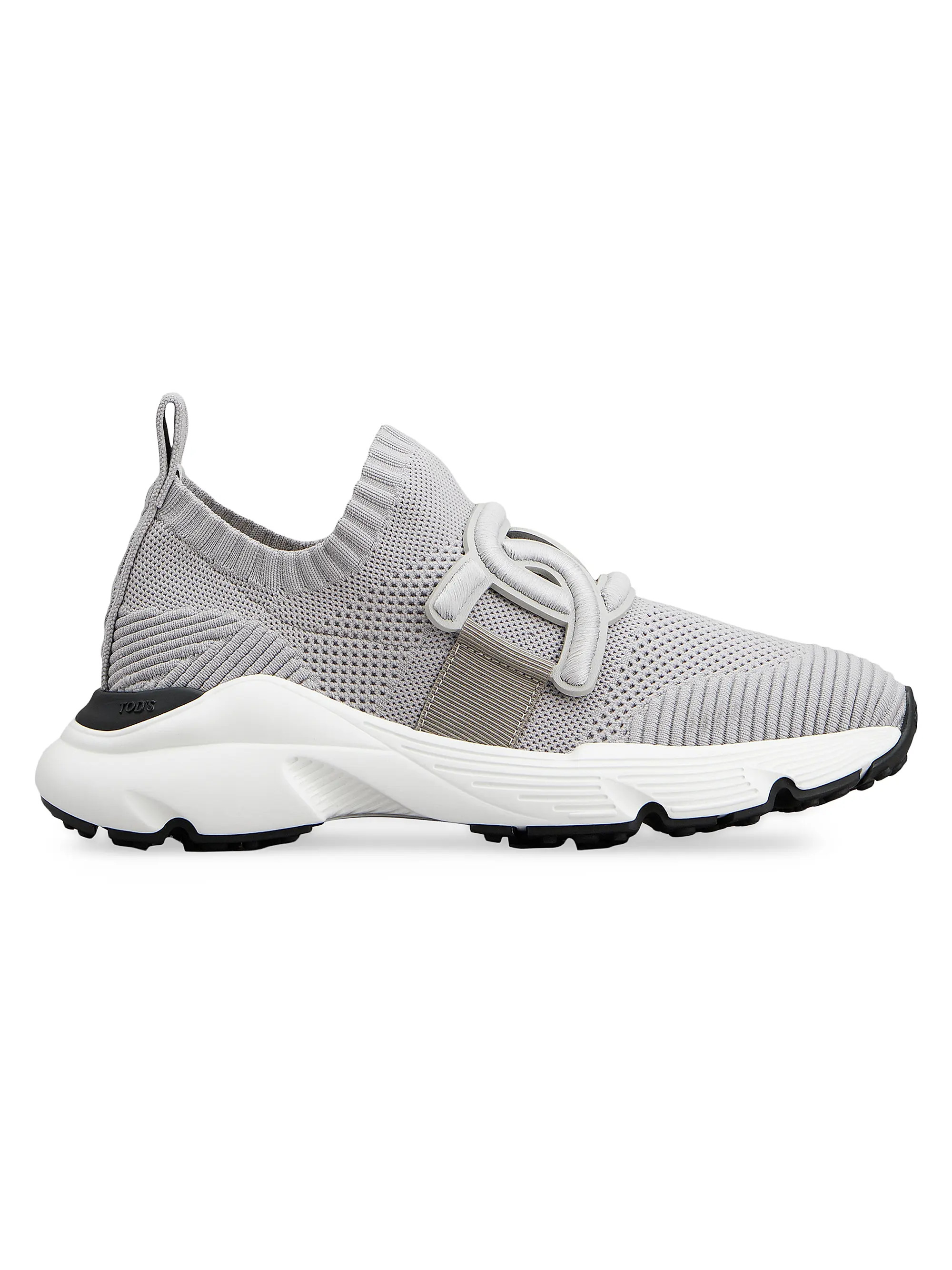Sport.Run Logo-Accented Knit Slip-On Sneakers | Saks Fifth Avenue