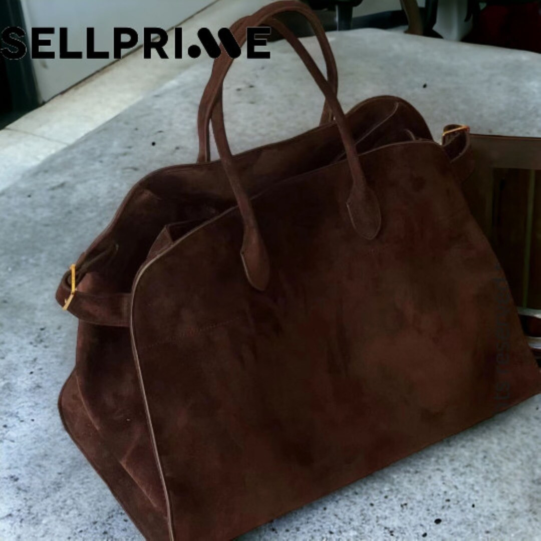 Suede Tote Handbag With a Soft Suede Top Handle Mothers Day Gifts - Etsy | Etsy (US)