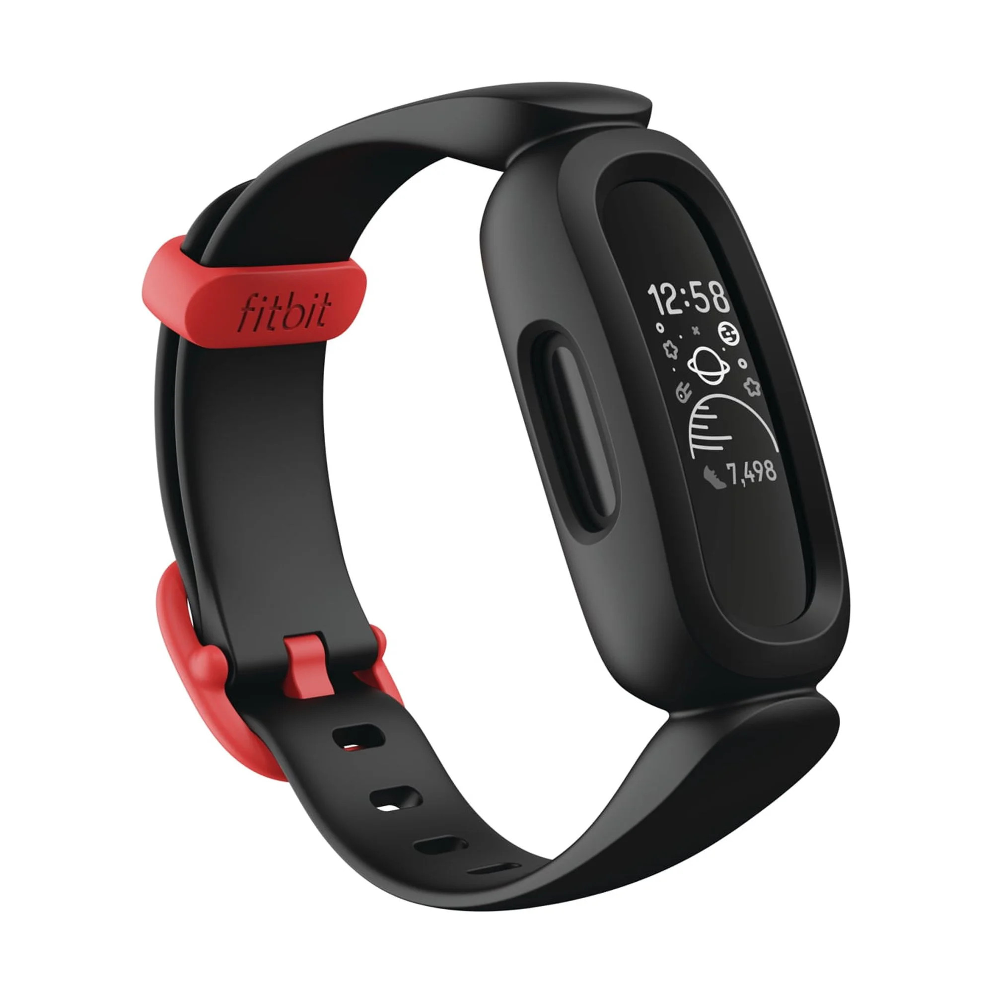 Fitbit Ace 3 Activity Tracker for Kids - Black/Red | Walmart (US)
