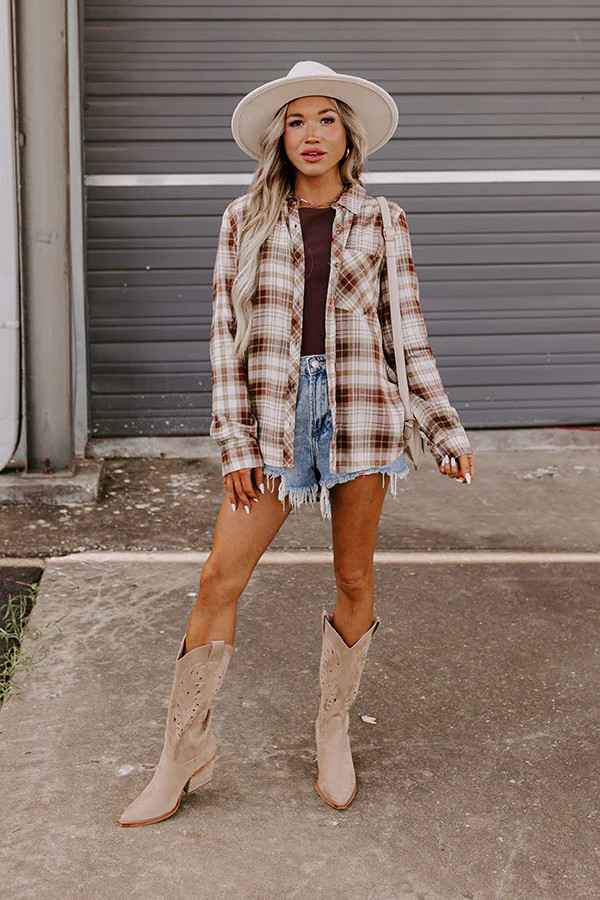 Bonfire Babe Flannel | Impressions Online Boutique