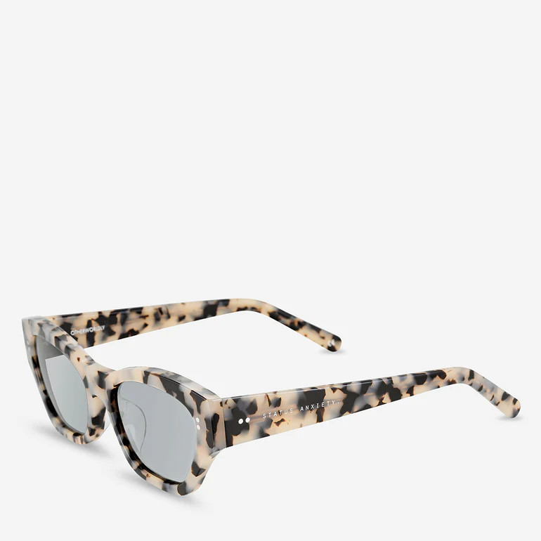 Otherworldly White Tort Sunglasses | Status Anxiety® | Status Anxiety 