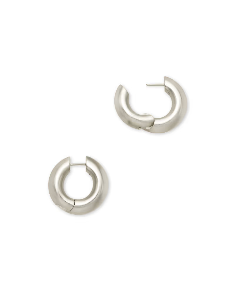 Mikki Hoop Earrings in Silver | Kendra Scott | Kendra Scott