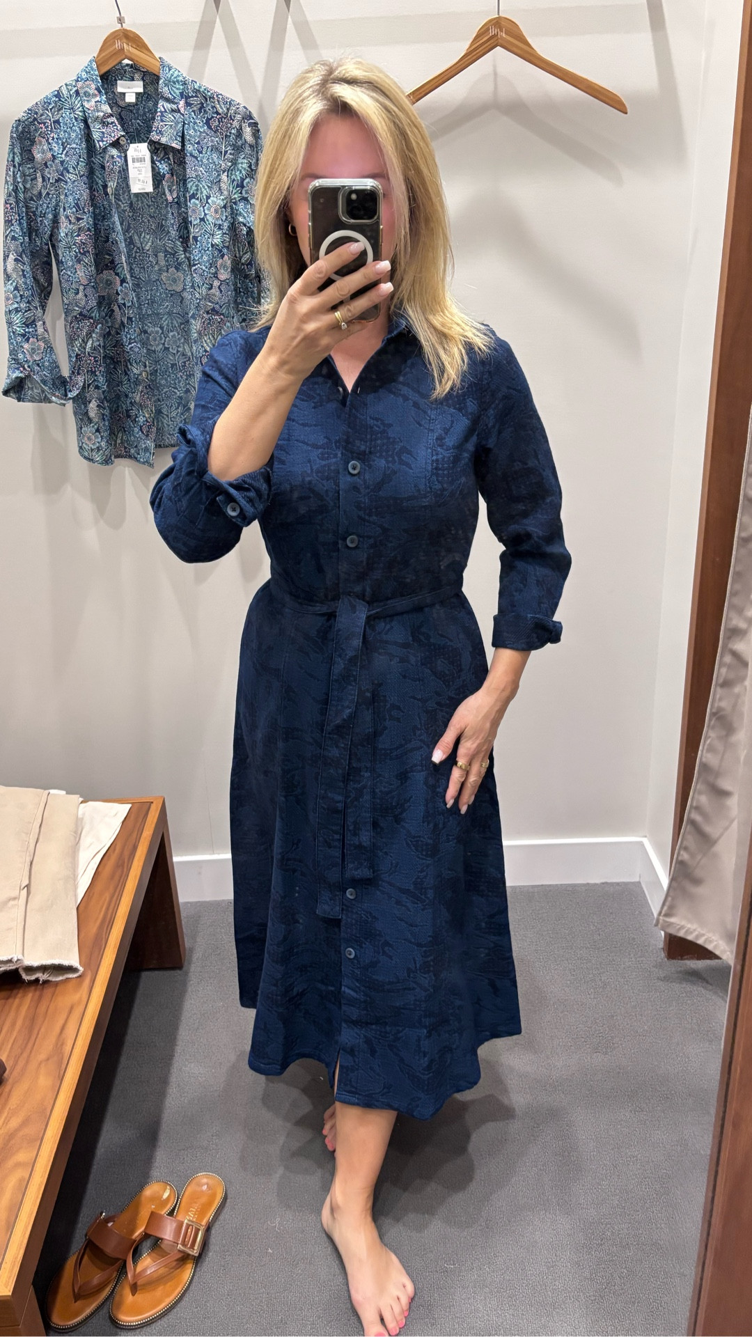 This button up dress is so lovely! It really is a piece you can wear for almost anything.

It’s 100% cotton
It fits on the shoulder and skincare body with a slightly shaped waist 

It has a really subtle, jacquard pattern - it’s really gorgeous! 

Sizes xs to 3x

#LTKOver40 #LTKspringtrends #LTKSaleAlert