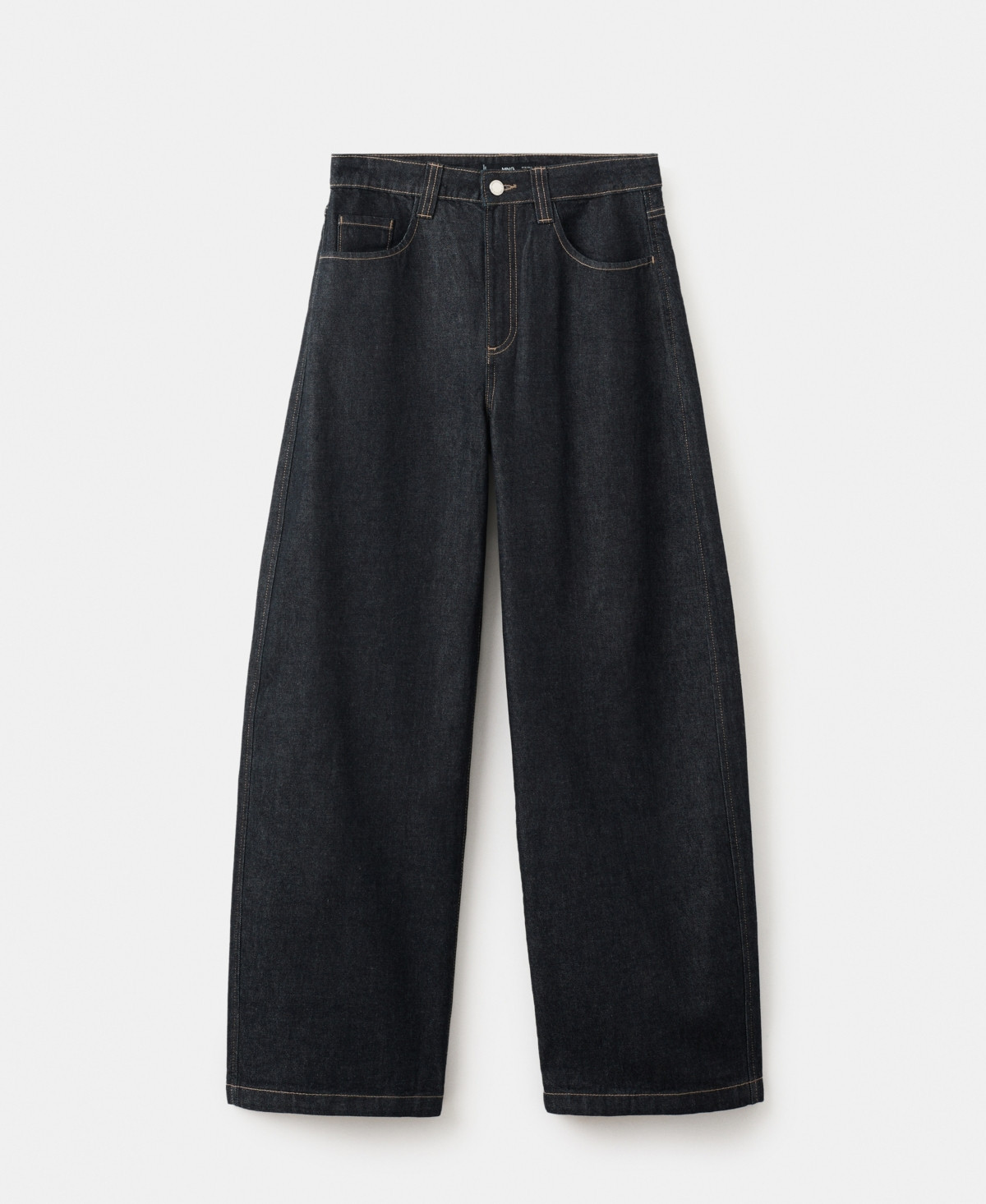 Mango Women's Mid-Rise Balloon Jeans - Open Blue | Macy's