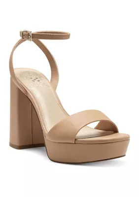 Vince Camuto Women's Pendry Platform Sandals, Beige, 9.5M | Belk