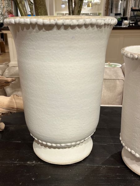 White beaded vase 

#LTKhome #LTKSeasonal #LTKfindsunder100