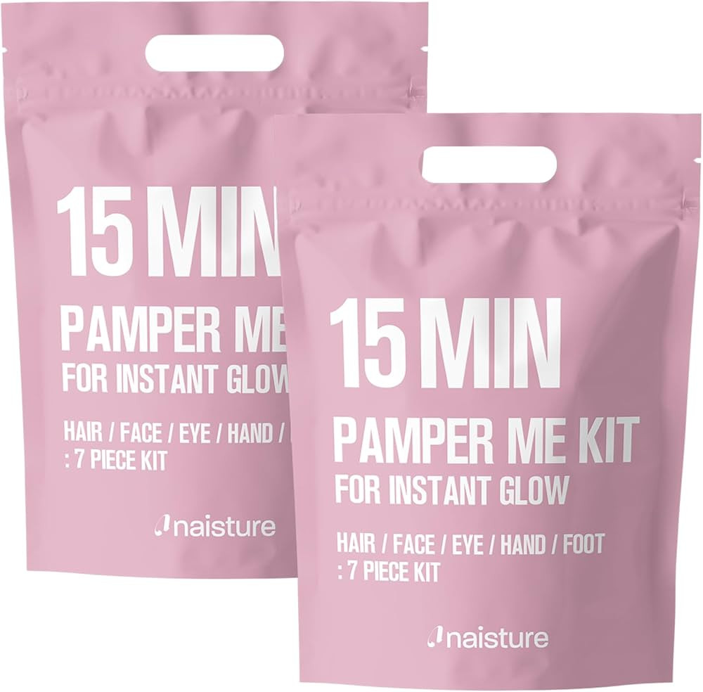 Naisture 15 Min Pamper Me Kit Duo Pack Korean Spa Skincare Gift Sets for Women-Head to Toe with H... | Amazon (US)