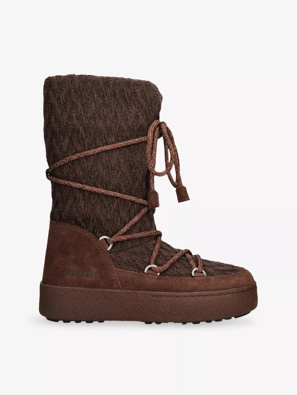 Moon Boot x Guest in Residence Knitted Boots | Selfridges