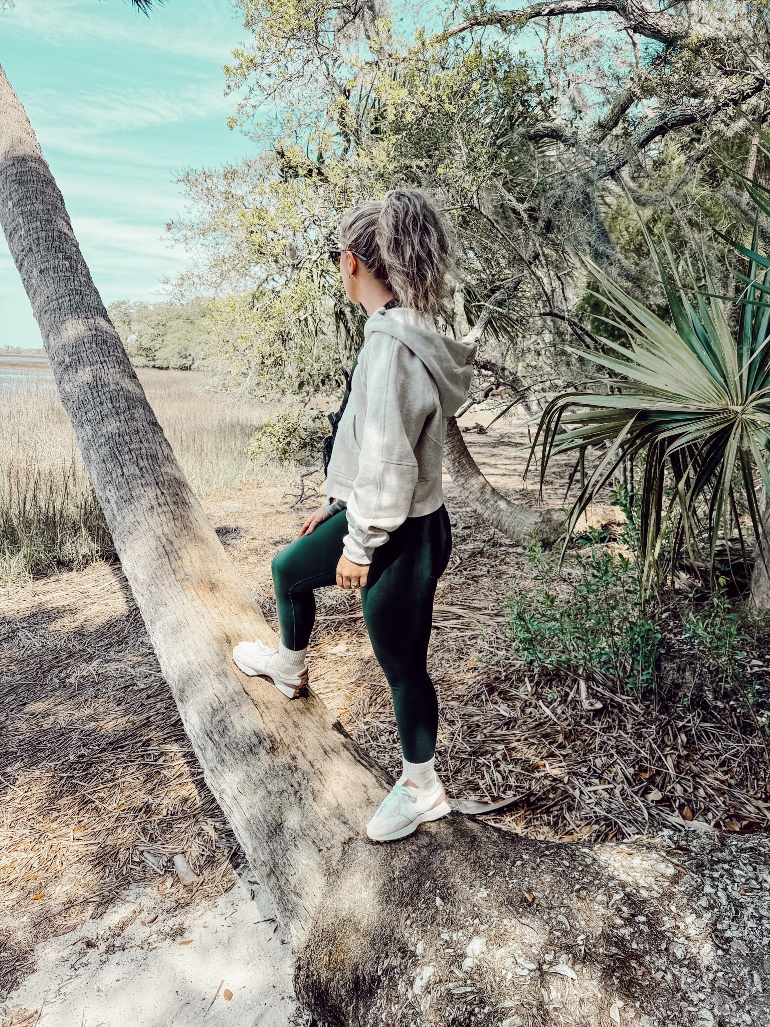Exploring Pinckney Island National Wildlife Refuge was easily one of the best things to do in Hilton Head and such a hidden gem for nature lovers 🌿✨

We didn’t come fully prepared (rookie mistake 😂), but if you’re planning to visit, definitely bring water and plan ahead—there are no bathrooms or drinkable water on the island. Trust me, you’ll want to stay awhile because you can hike and bike for miles through some of the most peaceful, scenic trails!

Even though we cut our time short, we still made it to the butterfly garden and Ibis Pond—and WOW 😍 watching dozens of ibis birds flying over the water was unreal. We even spotted an armadillo up close, which made the whole experience feel extra wild and unforgettable!

If you’re visiting Hilton Head Island and want a break from the beach (especially on a chilly day), this is such a peaceful outdoor adventure to add to your itinerary.

I’m working on a full Hilton Head travel guide + blog post with all the best things to do, and this spot is 100% on the list—stay tuned 👀

Have you ever explored Pinckney Island?! Tell me below 👇✨

#LTKTravel #LTKootd #LTKxAerie