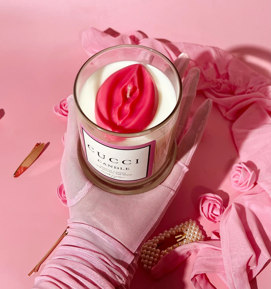 Cucci Candle / Vagina Candle * Pink Candle * / funny gift / naughty gift/ ships next day! | Etsy (US)