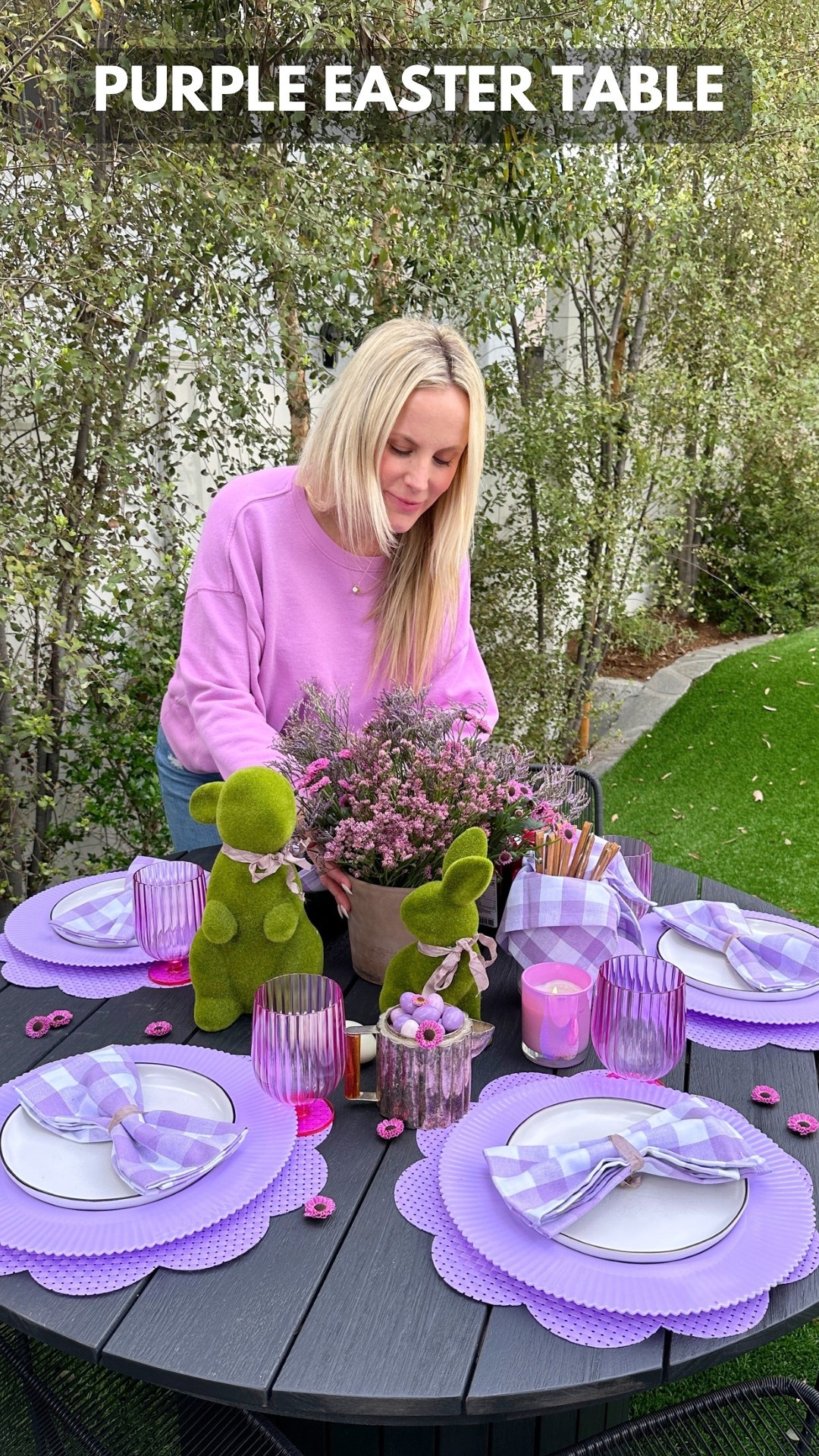 Purple Easter Table and Decor 

#LTKSeasonal #LTKParties #LTKHome