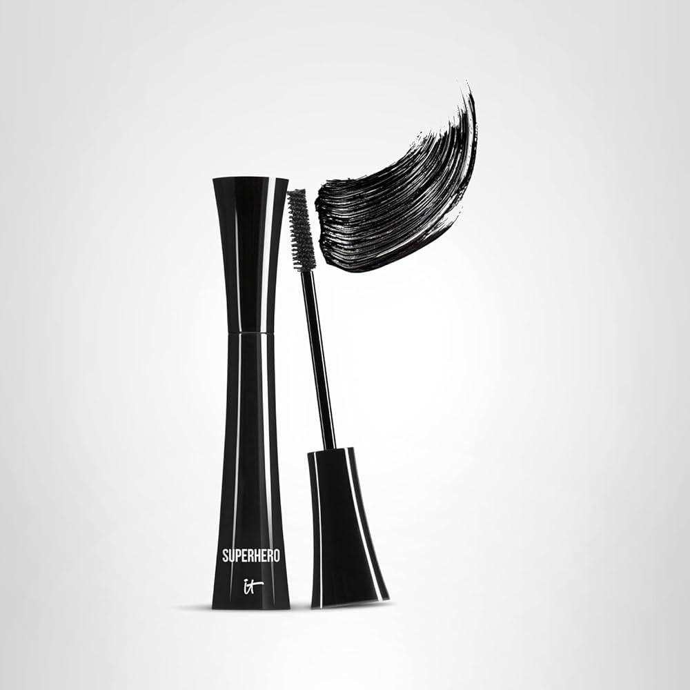 IT Cosmetics Superhero Mascara – Volumizing & Lengthening Black Mascara, Buildable Lash Volume,... | Amazon (US)