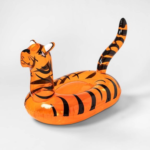 Tiger Pool Float Bright Yellow - Sun Squad™ | Target