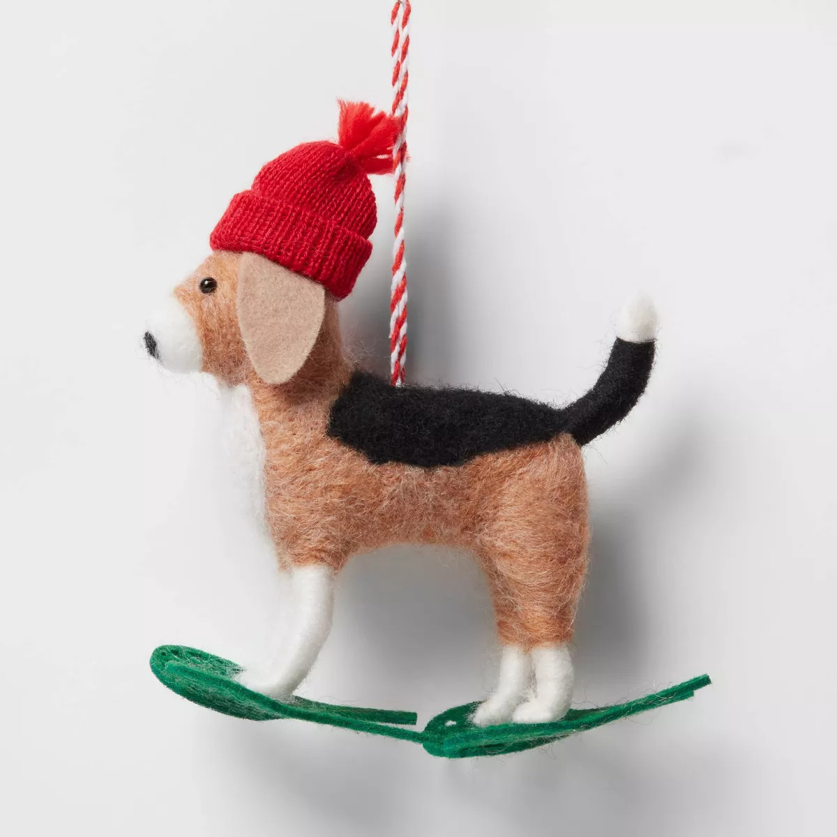 Felted Wool Beagle Dog Christmas Tree Ornament - Wondershop™ | Target