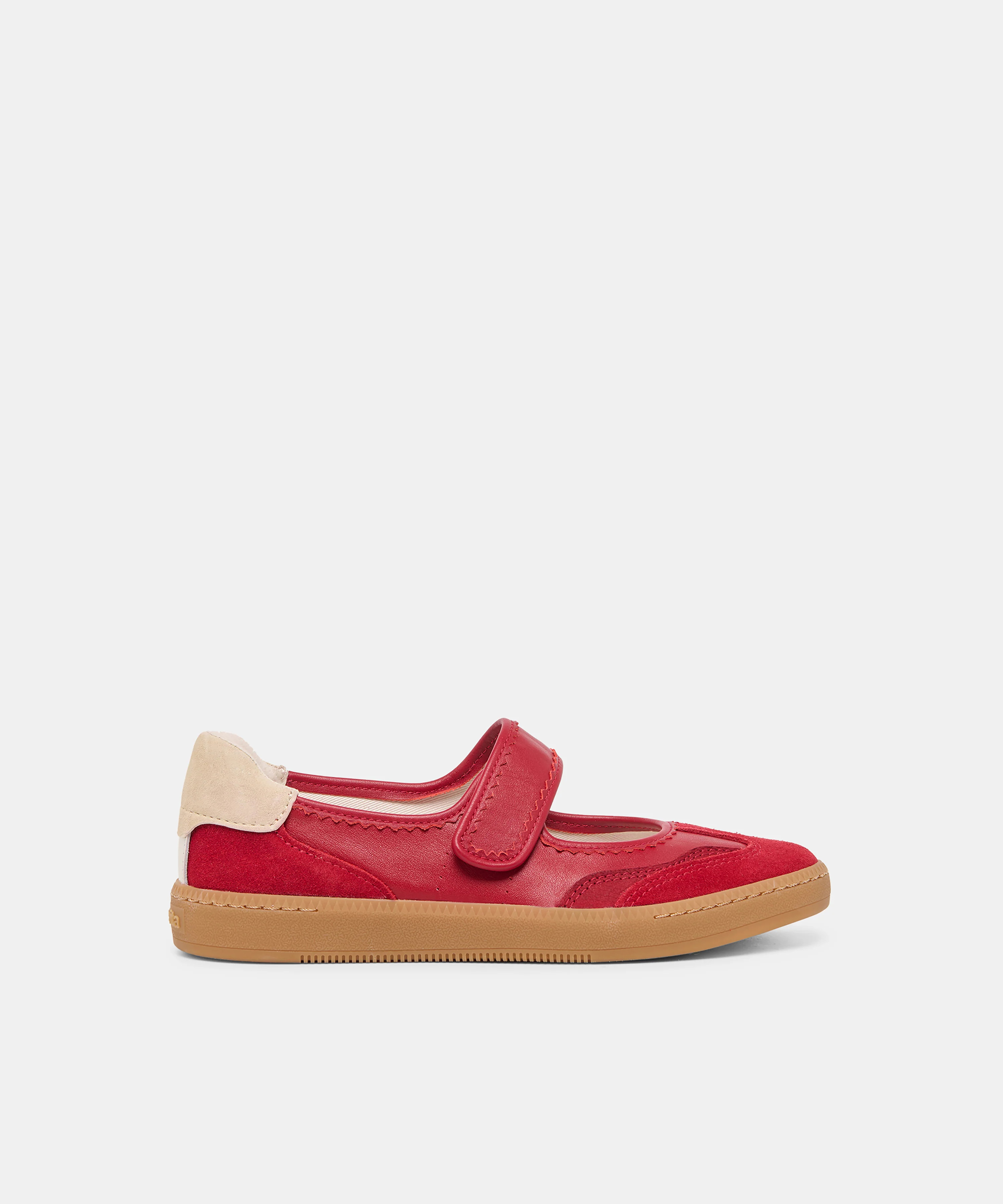 Nanet Crimson Leather Sneakers | Dolce Vita | DolceVita.com