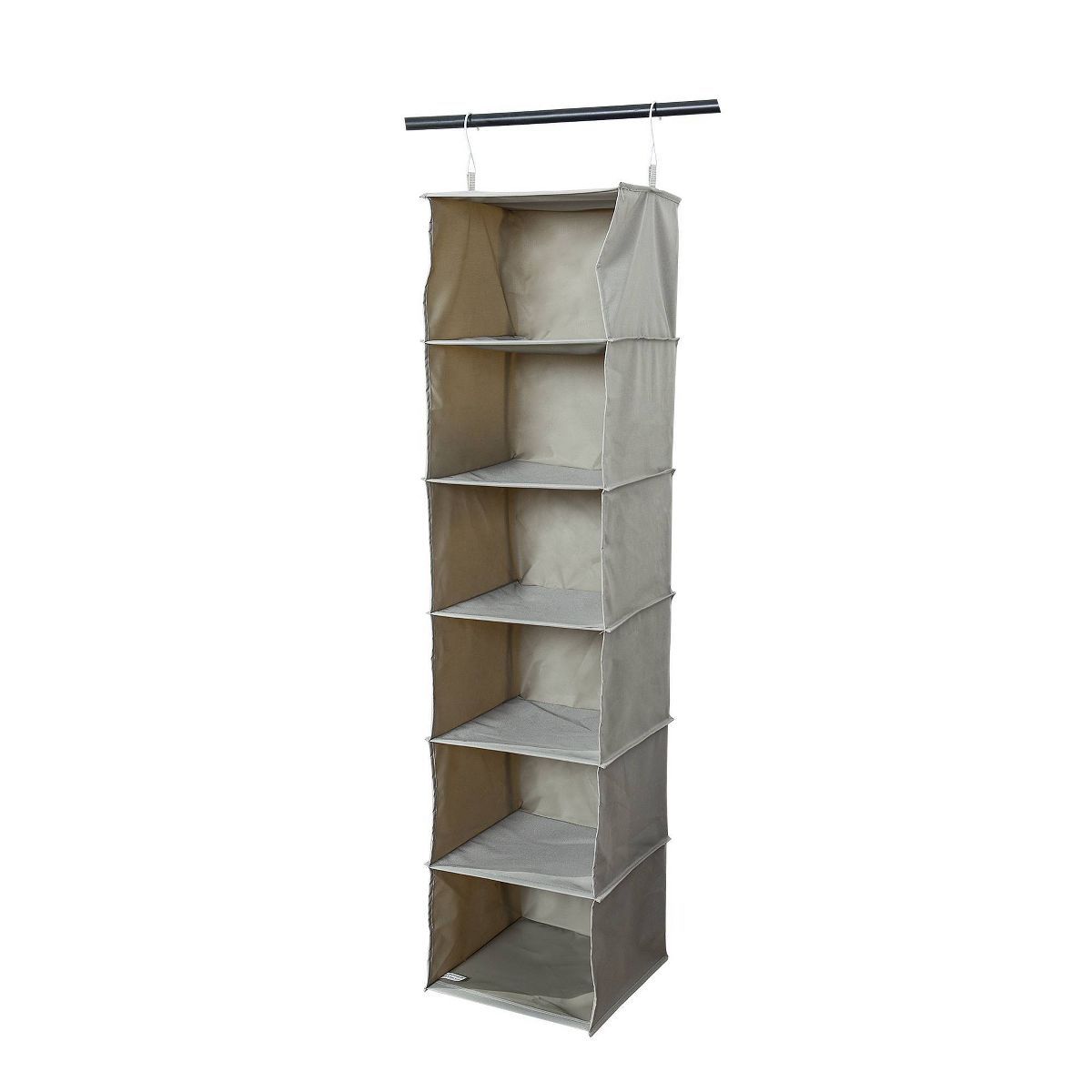 6 Shelf Hanging Closet Organizer Gray - Room Essentials™ | Target