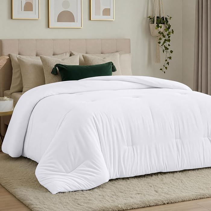 Utopia Bedding Full Size Duvet Insert, White, Comforter, 82 x 86 Inches | Amazon (US)