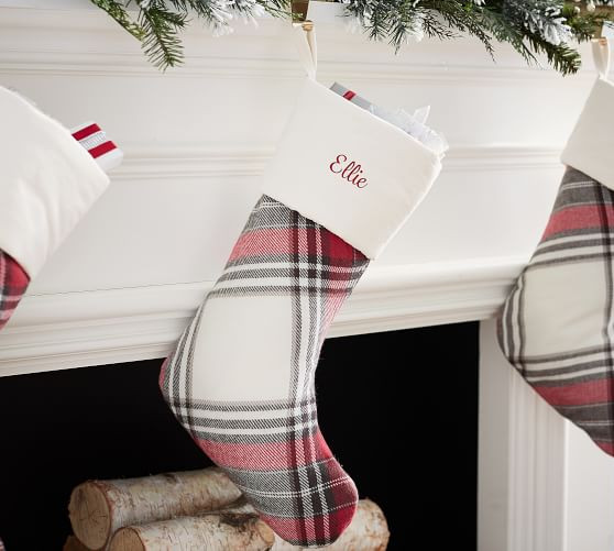 Plaid Stockings | Pottery Barn (US)