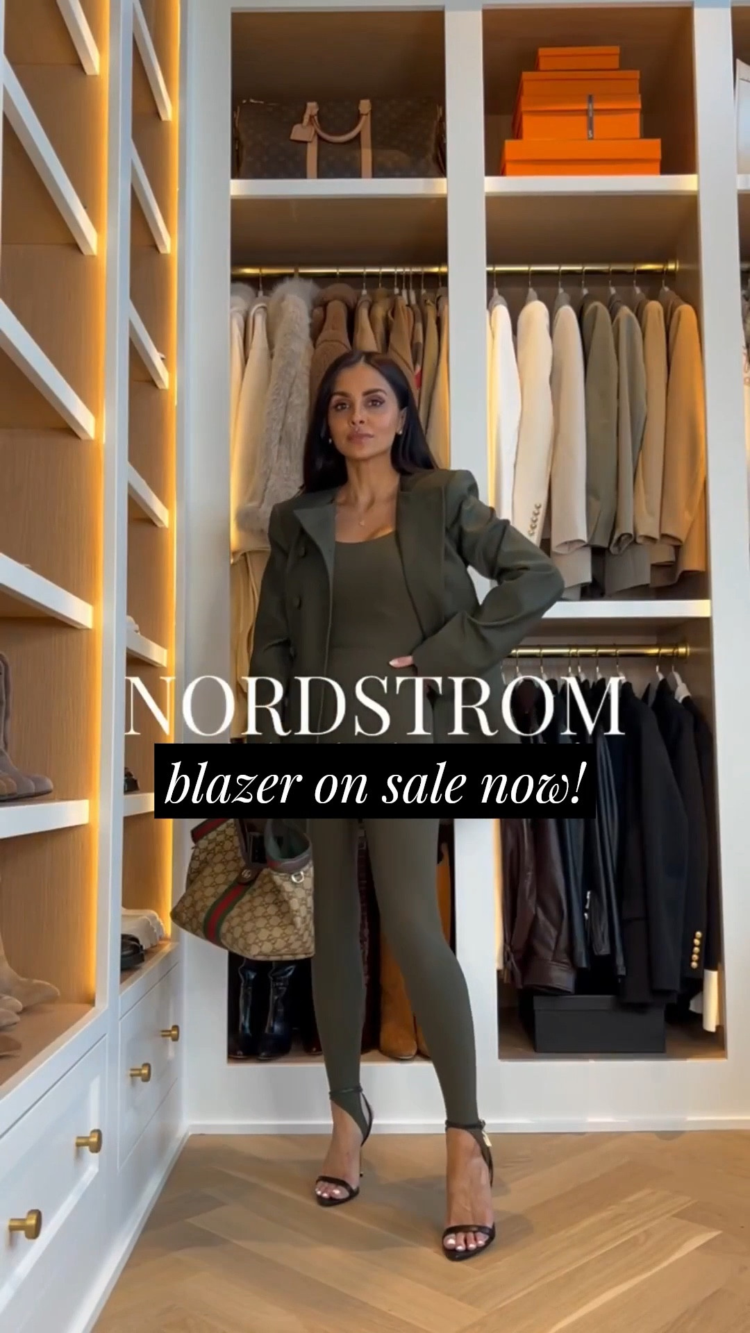 Nordstrom winter sale 
Nordstrom green blazer on sale
Stirrup leggings 
Gucci Giglio bag
Winter date night outfit 



#LTKootd #LTKSaleAlert #LTKSeasonal