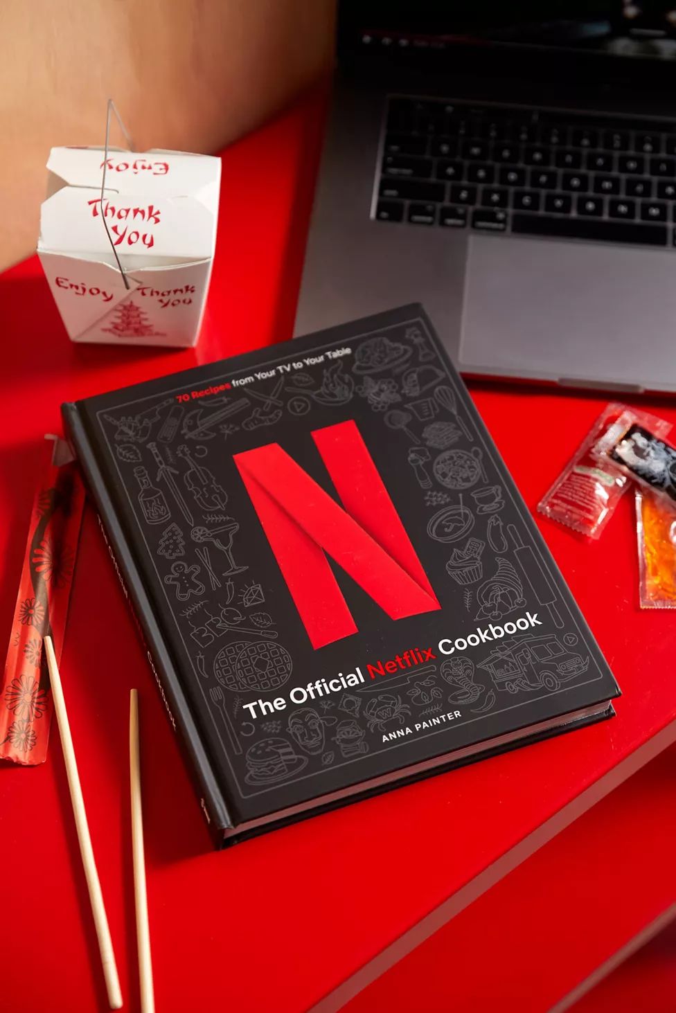 The Official Netflix Cookbook: 70 Recipes From Your TV To Your Table By Anna Painter | Urban Outfitters (US and RoW)