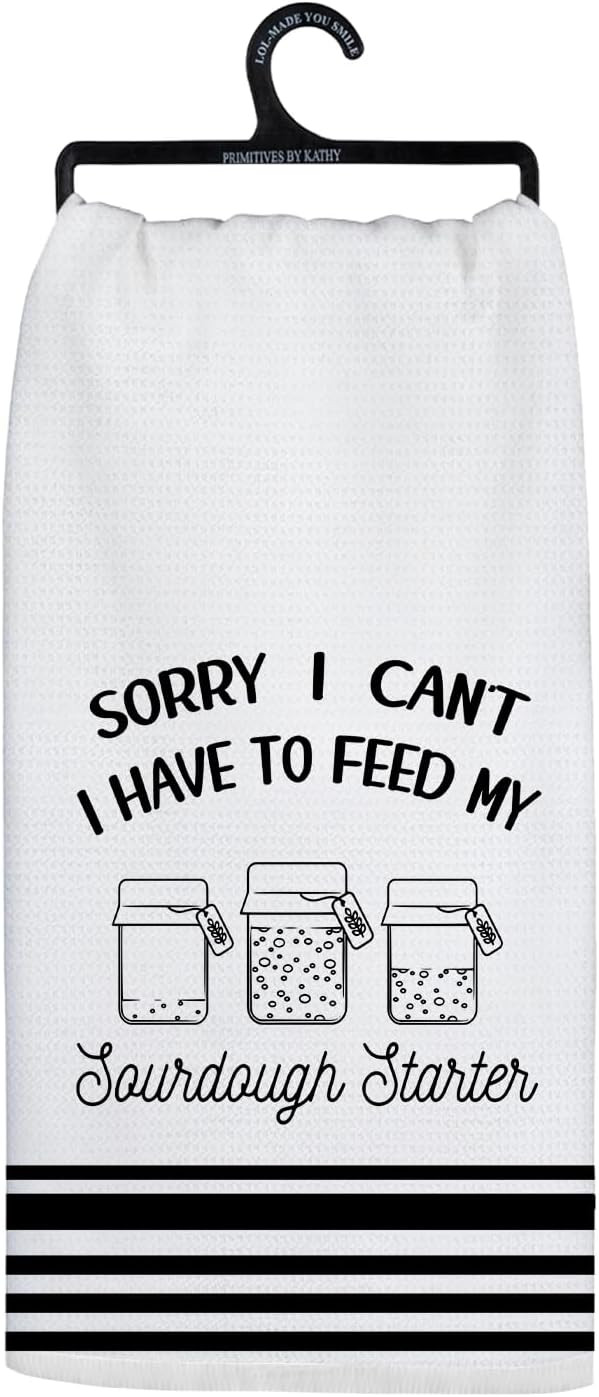 Funny Sourdough Baking Kitchen Towels, Gifts for Sourdough Bakers Tea Dish Towels for Kitchen, Ba... | Amazon (US)