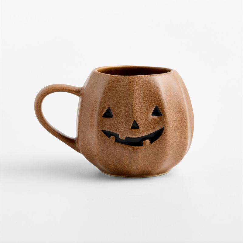 Pumpkin 14-Oz. Ceramic Mug | Crate & Barrel
