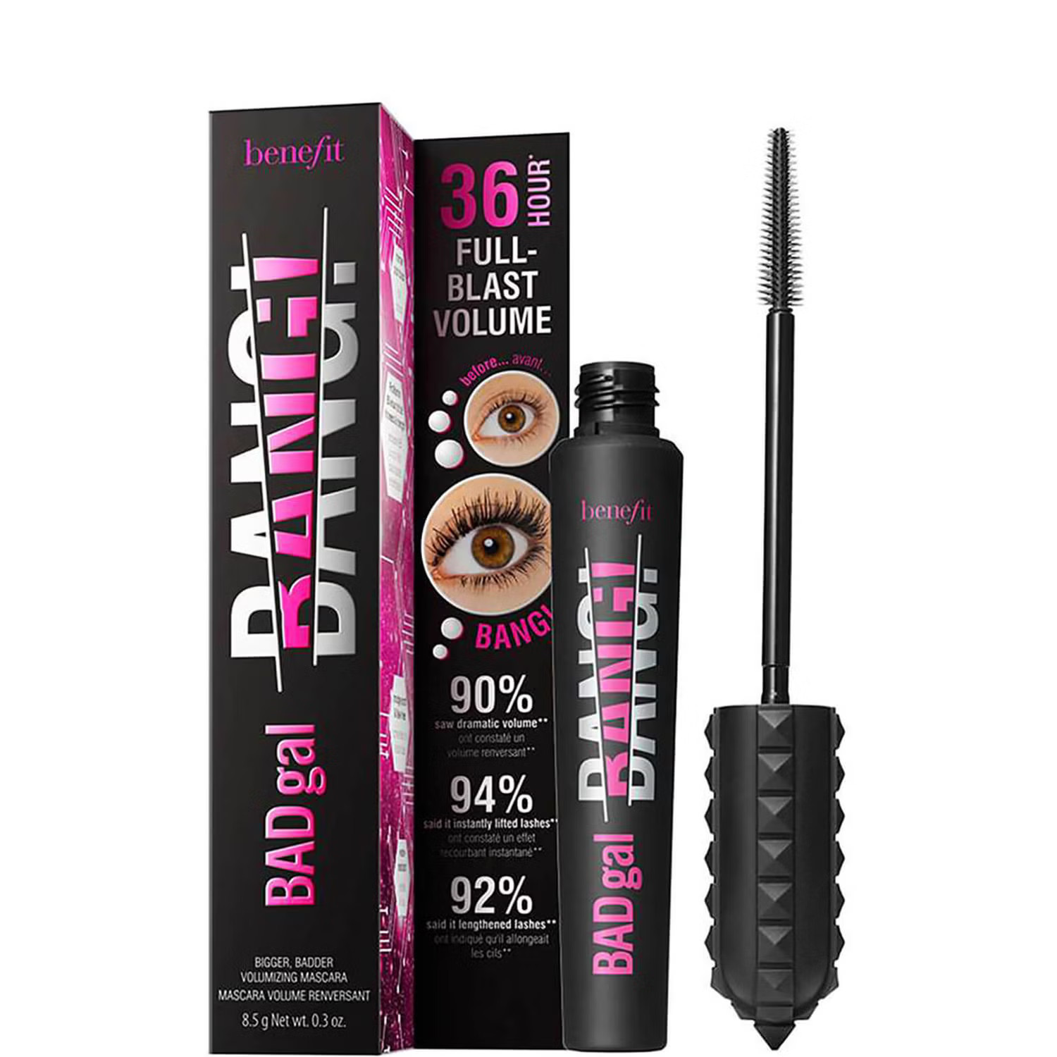 benefit BADgal BANG! Volumizing Mascara - Pitch Black 8.5g | Look Fantastic (ROW)