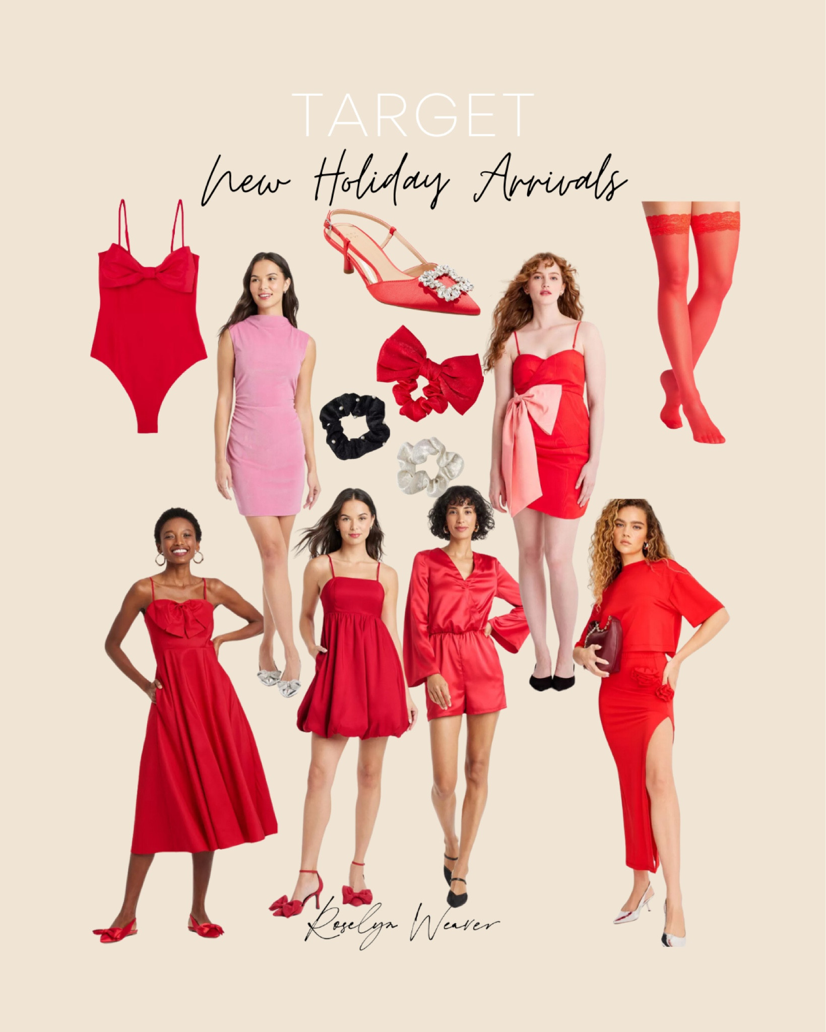 New Target arrivals perfect for the holidays 

Red outfit, mini dress, midi dress, matching skirt set, hot pink velvet dress, bow dress, red heels 

#LTKSaleAlert #LTKHoliday #LTKStyleTip
