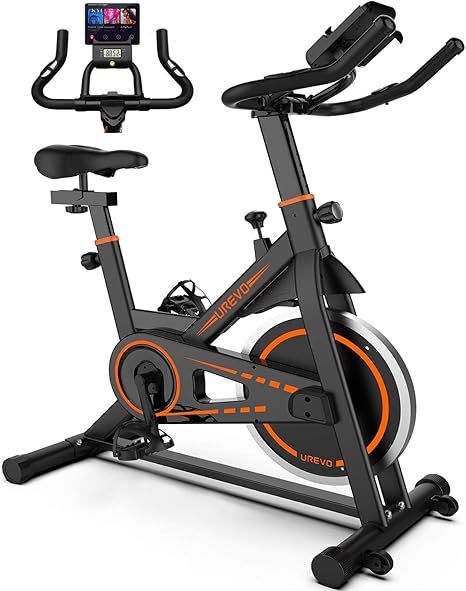 UREVO Indoor Cycling Bike Stationary,Exercise Bike Workout Bike,Fitness Bikes for Home Cardio Wor... | Amazon (US)