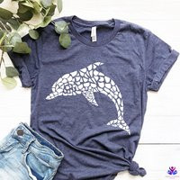 Dolphin Shirt Lover Gift T-Shirt Gifts For Lovers Retro Vintage Sea Mammal Animal | Etsy (US)