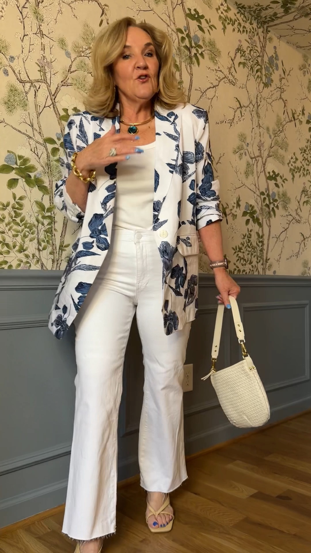 Linen pants and blazer perfect for graduations and showers. Vacations and luncheons. Wearing size 1.0 
The jacket is a stretched linen and is a subtle different fabric from the pants.


#LTKSaleAlert #LTKOver40 #LTKootd