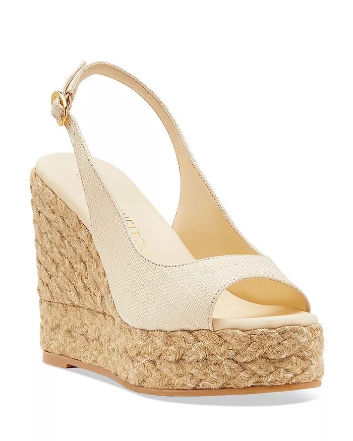 Women's Island Peep Toe Espadrille Wedge Platform Pumps | Bloomingdale's (US)