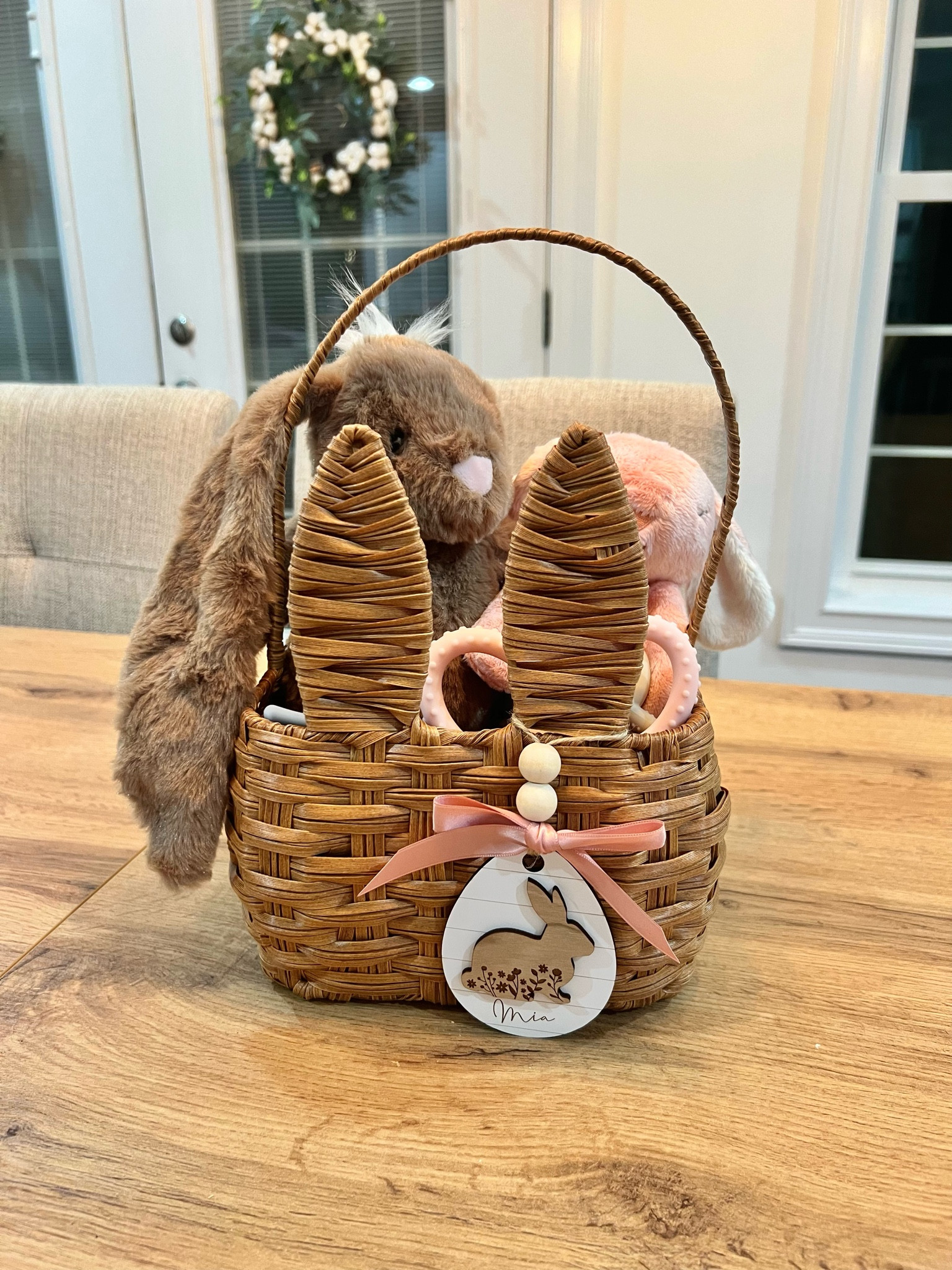 Tiny but very cute Easter basket for my 4-month old  